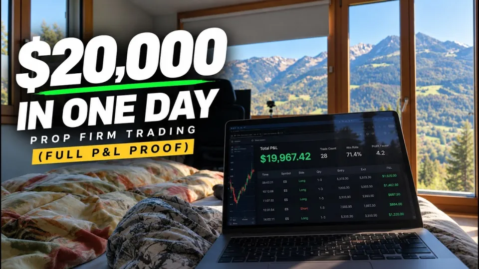 How I Made $20,000 in ONE Day — Prop Firm Trading (Full P&L Proof)